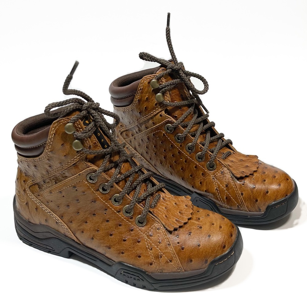 Women’s Roper Ostrich Leather Hiking Boot 8.5